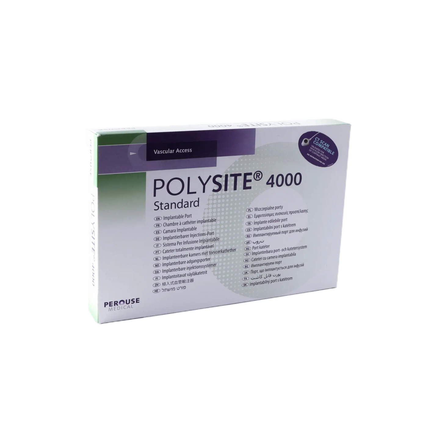 POLYSITE® ISP Standard Series 4000 Puerto de Silicon (8 FR)